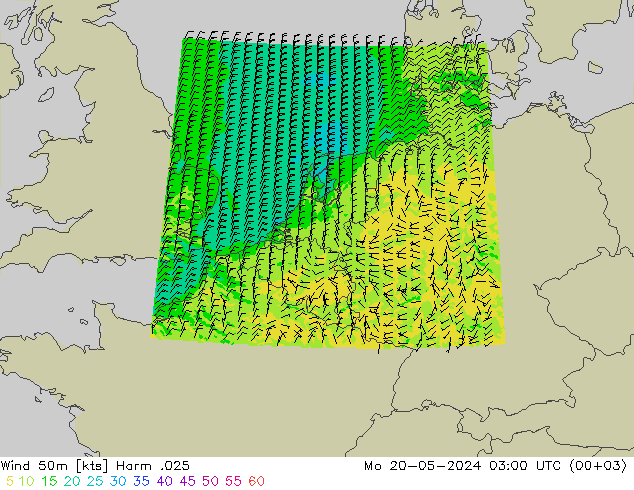 风 50 米 Harm .025 星期一 20.05.2024 03 UTC