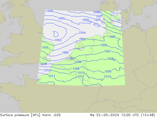 Bodendruck Harm .025 Mi 22.05.2024 12 UTC