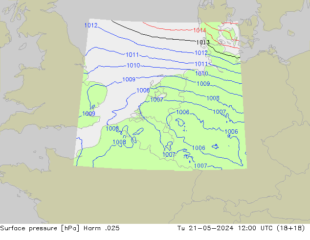 pression de l'air Harm .025 mar 21.05.2024 12 UTC
