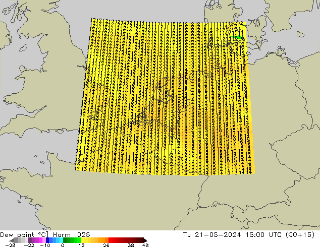 Punto di rugiada Harm .025 mar 21.05.2024 15 UTC