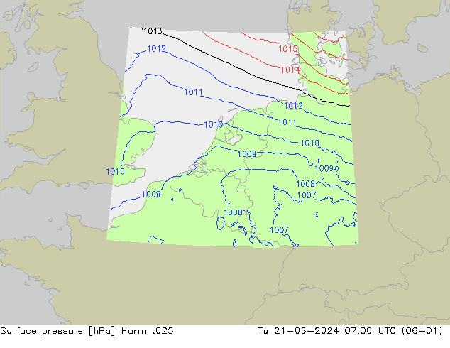 Luchtdruk (Grond) Harm .025 di 21.05.2024 07 UTC