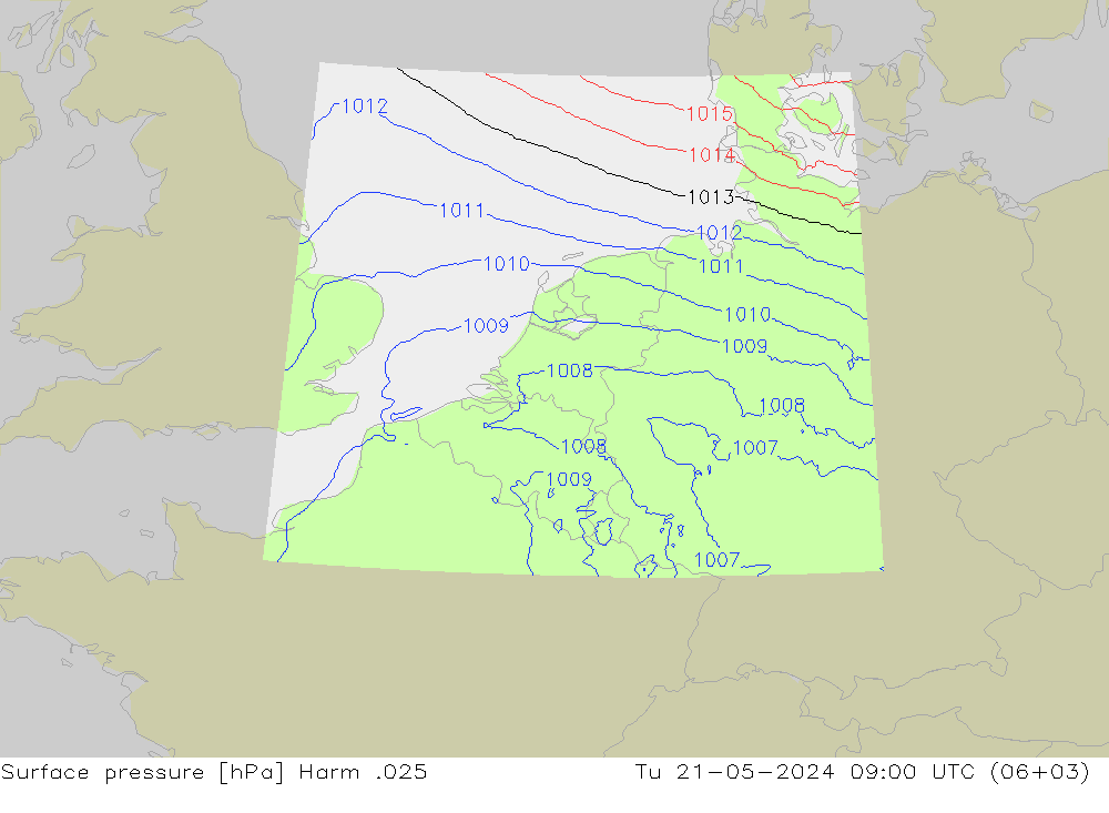 Presión superficial Harm .025 mar 21.05.2024 09 UTC
