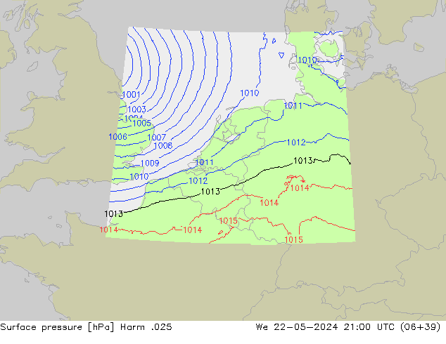 pression de l'air Harm .025 mer 22.05.2024 21 UTC