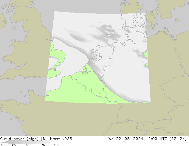 Bulutlar (yüksek) Harm .025 Çar 22.05.2024 12 UTC