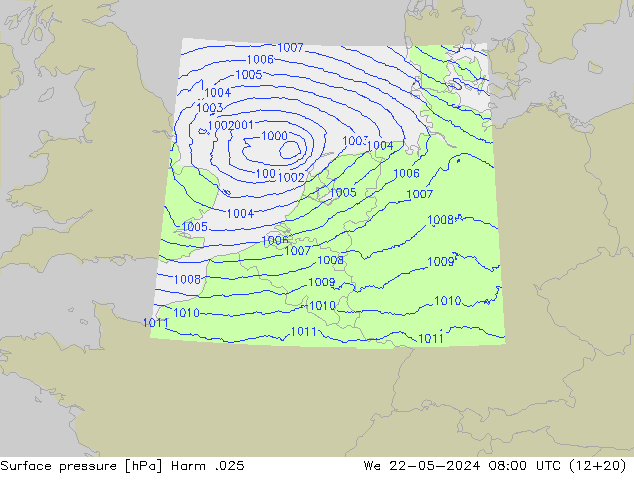 Bodendruck Harm .025 Mi 22.05.2024 08 UTC