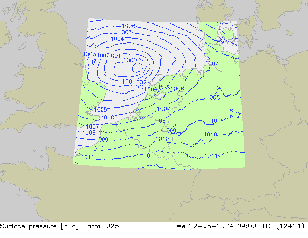 Bodendruck Harm .025 Mi 22.05.2024 09 UTC