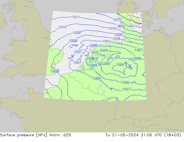 pression de l'air Harm .025 mar 21.05.2024 21 UTC