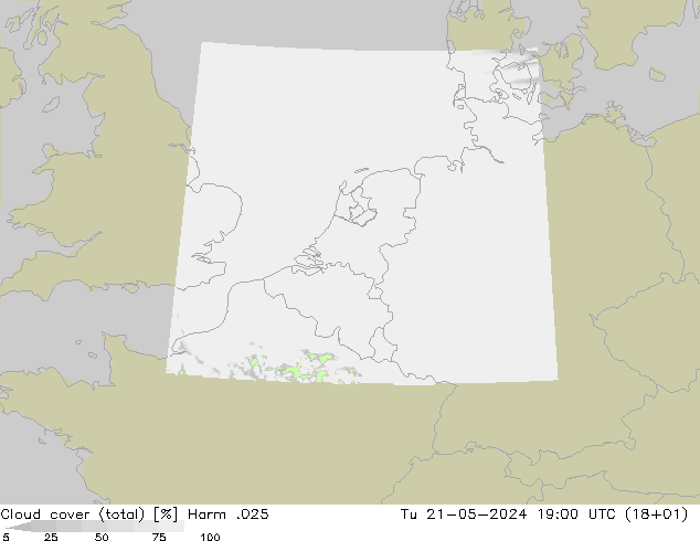 Nubi (totali) Harm .025 mar 21.05.2024 19 UTC