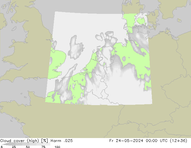 Nuages (élevé) Harm .025 ven 24.05.2024 00 UTC
