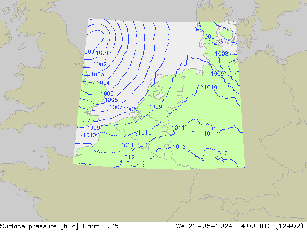 Bodendruck Harm .025 Mi 22.05.2024 14 UTC