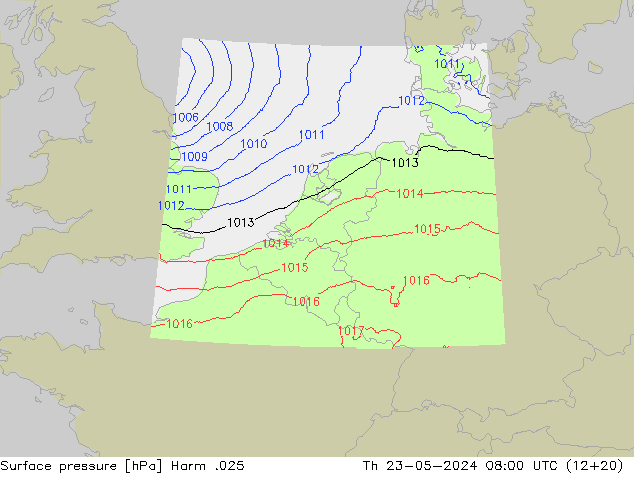 Bodendruck Harm .025 Do 23.05.2024 08 UTC