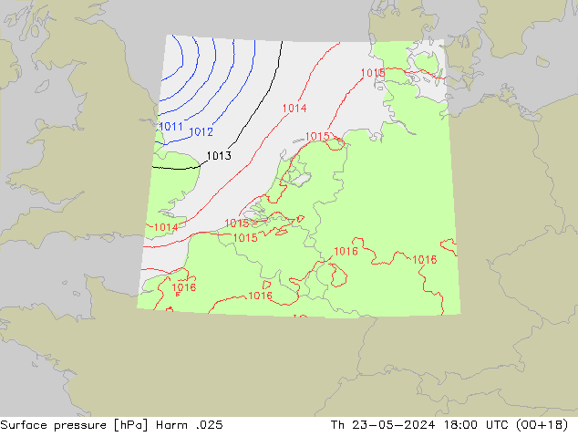 Yer basıncı Harm .025 Per 23.05.2024 18 UTC