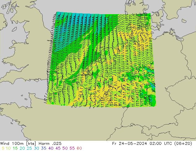 风 100m Harm .025 星期五 24.05.2024 02 UTC