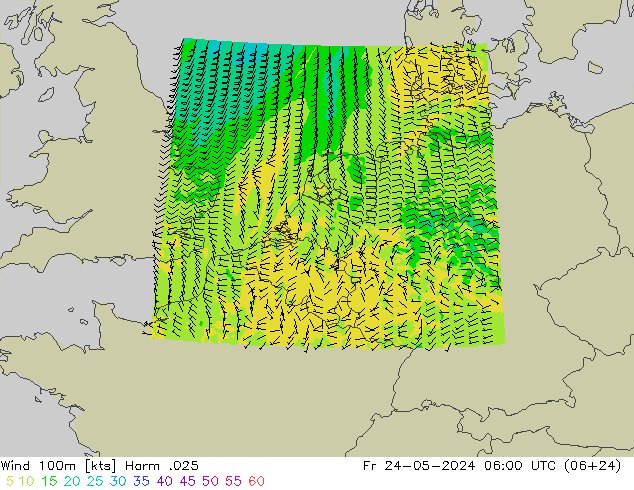 风 100m Harm .025 星期五 24.05.2024 06 UTC