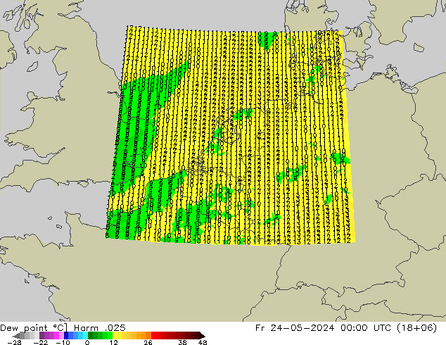 Taupunkt Harm .025 Fr 24.05.2024 00 UTC