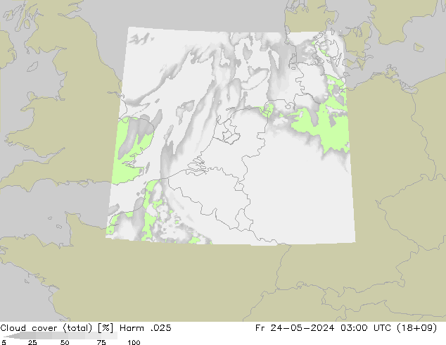 Nubes (total) Harm .025 vie 24.05.2024 03 UTC