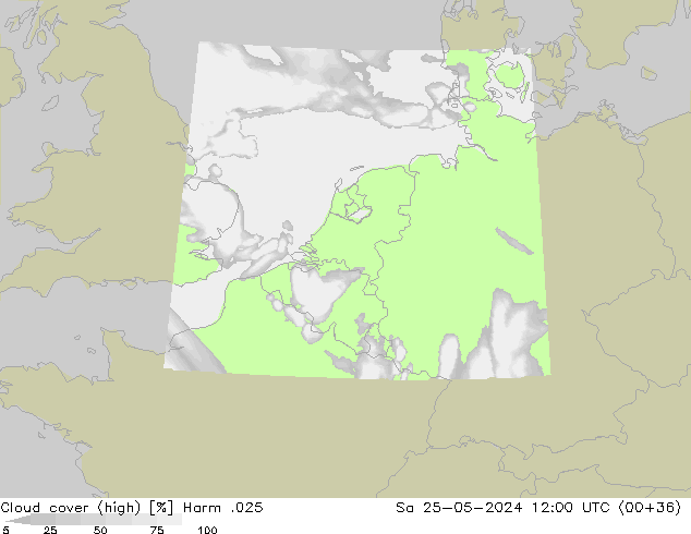 Nuages (élevé) Harm .025 sam 25.05.2024 12 UTC