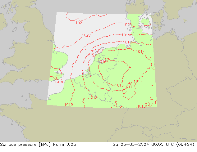 pressão do solo Harm .025 Sáb 25.05.2024 00 UTC