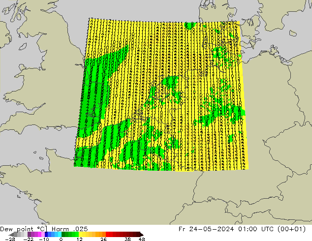 Taupunkt Harm .025 Fr 24.05.2024 01 UTC