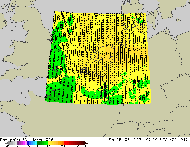 Punto de rocío Harm .025 sáb 25.05.2024 00 UTC