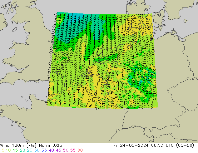 风 100m Harm .025 星期五 24.05.2024 06 UTC
