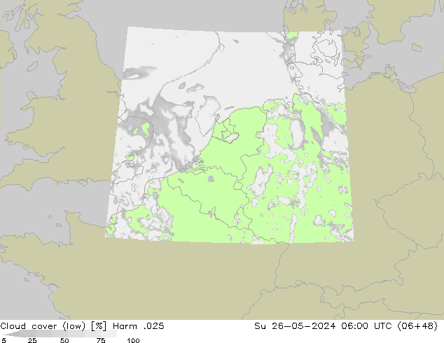 nízká oblaka Harm .025 Ne 26.05.2024 06 UTC