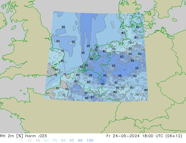 RH 2m Harm .025 Pá 24.05.2024 18 UTC