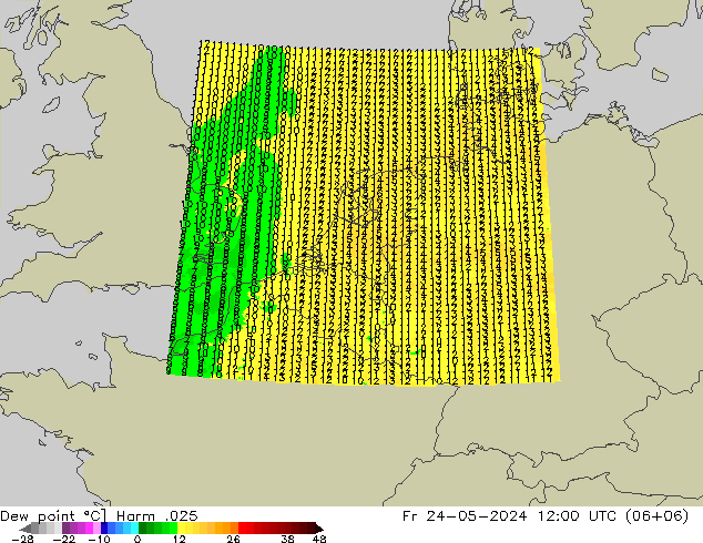 Rosný bod Harm .025 Pá 24.05.2024 12 UTC