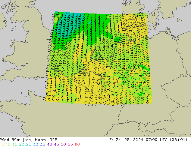 风 50 米 Harm .025 星期五 24.05.2024 07 UTC