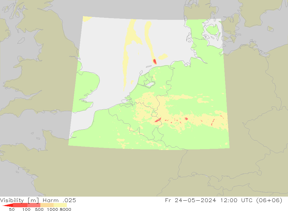 Visibilità Harm .025 ven 24.05.2024 12 UTC