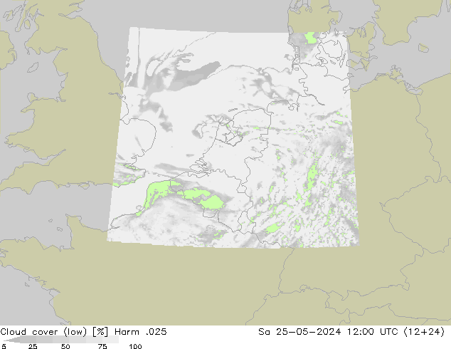 Wolken (tief) Harm .025 Sa 25.05.2024 12 UTC