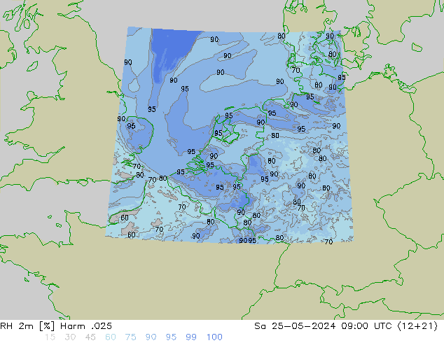 RH 2m Harm .025 Sa 25.05.2024 09 UTC