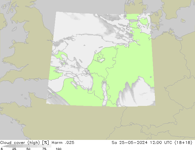 Nuages (élevé) Harm .025 sam 25.05.2024 12 UTC