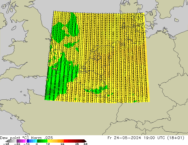 Ponto de orvalho Harm .025 Sex 24.05.2024 19 UTC