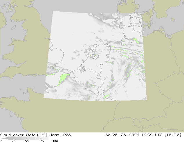 nuvens (total) Harm .025 Sáb 25.05.2024 12 UTC