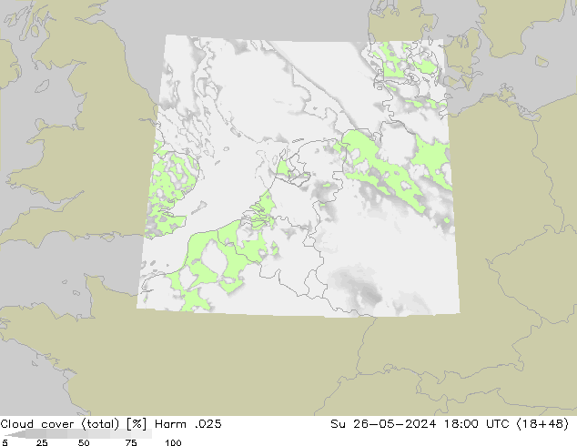 Bulutlar (toplam) Harm .025 Paz 26.05.2024 18 UTC