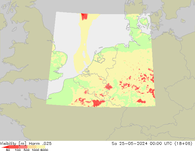 Dohlednost Harm .025 So 25.05.2024 00 UTC