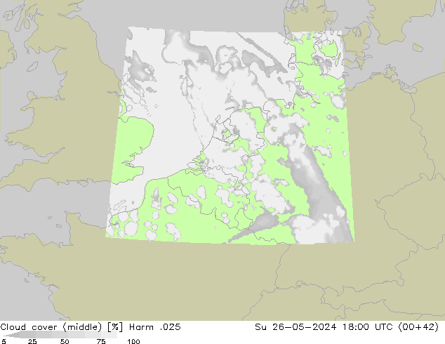 nuvens (médio) Harm .025 Dom 26.05.2024 18 UTC