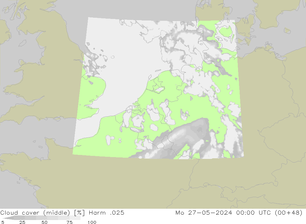 zachmurzenie (środk.) Harm .025 pon. 27.05.2024 00 UTC