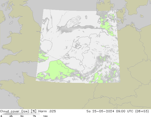 Nubes bajas Harm .025 sáb 25.05.2024 09 UTC
