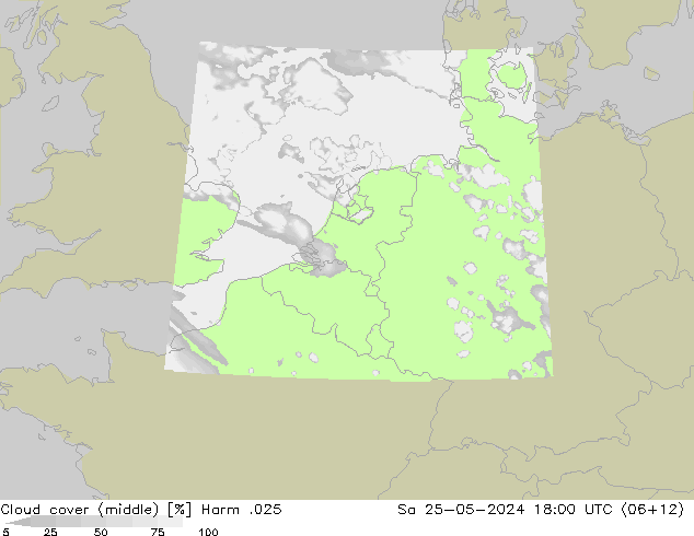 Wolken (mittel) Harm .025 Sa 25.05.2024 18 UTC