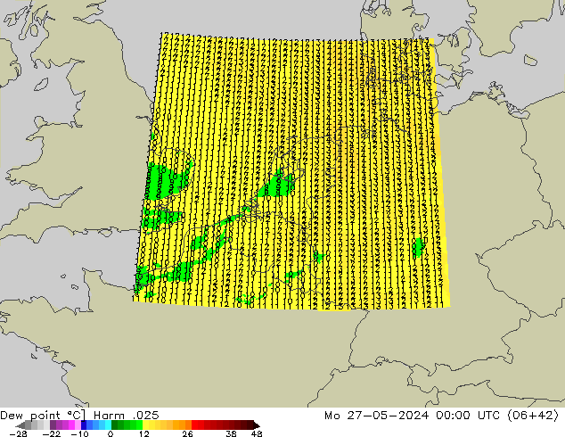точка росы Harm .025 пн 27.05.2024 00 UTC