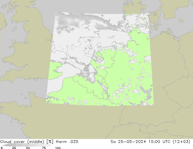 Wolken (mittel) Harm .025 Sa 25.05.2024 15 UTC