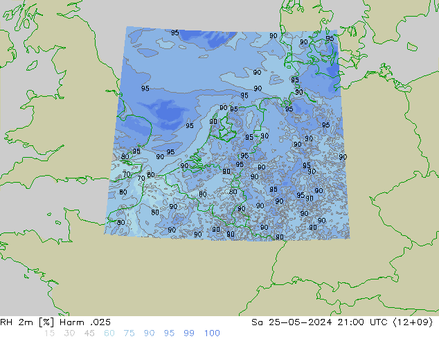 RH 2m Harm .025 So 25.05.2024 21 UTC