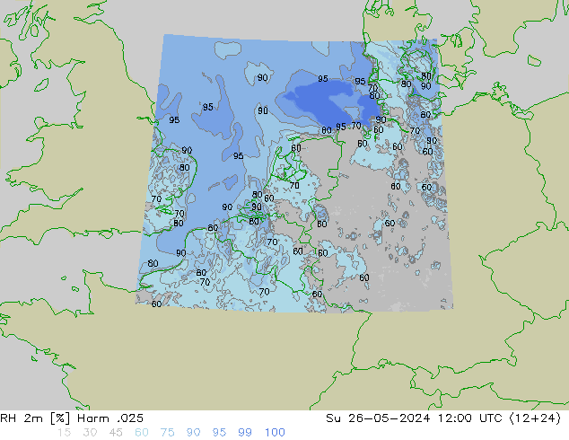 RH 2m Harm .025 So 26.05.2024 12 UTC