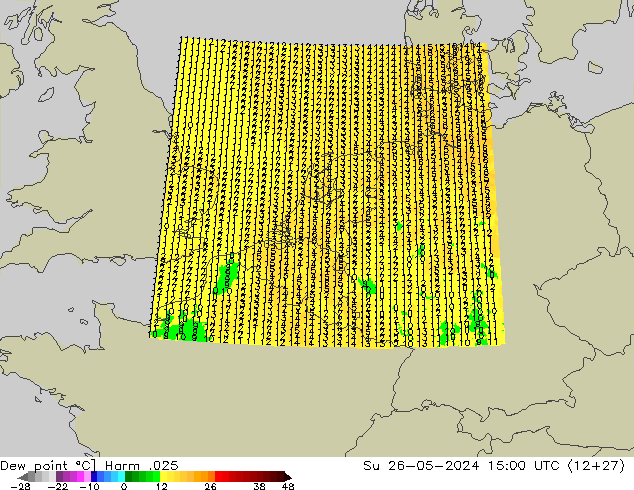 Punto di rugiada Harm .025 dom 26.05.2024 15 UTC