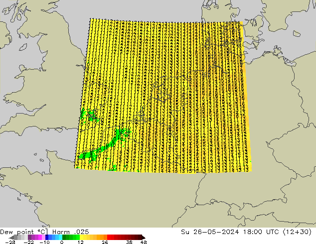 Point de rosée Harm .025 dim 26.05.2024 18 UTC