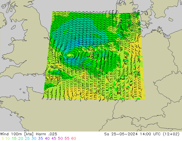 风 100m Harm .025 星期六 25.05.2024 14 UTC