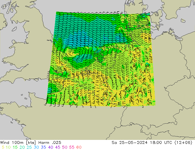 Wind 100m Harm .025 Sa 25.05.2024 18 UTC