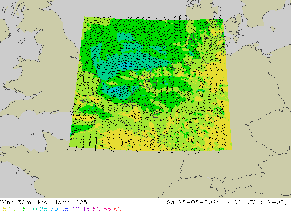 风 50 米 Harm .025 星期六 25.05.2024 14 UTC